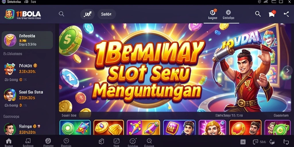 Tampilan gameplay Slot yang menarik di 11BOLA.