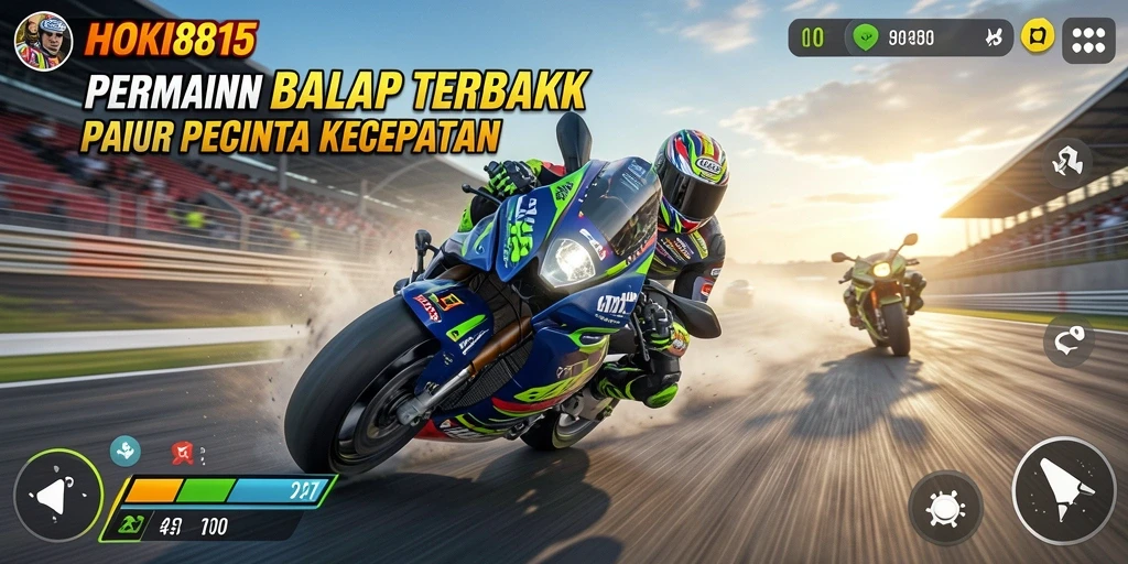 Gameplay balapan yang mendebarkan dengan grafik memukau di HOKI8815.