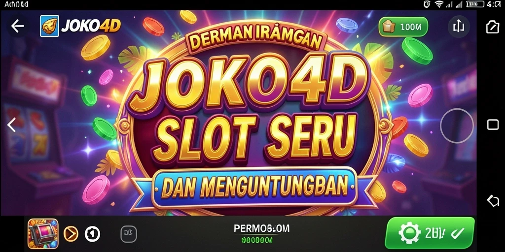 Screenshot gameplay JOKO4D menampilkan visual slot yang menarik.