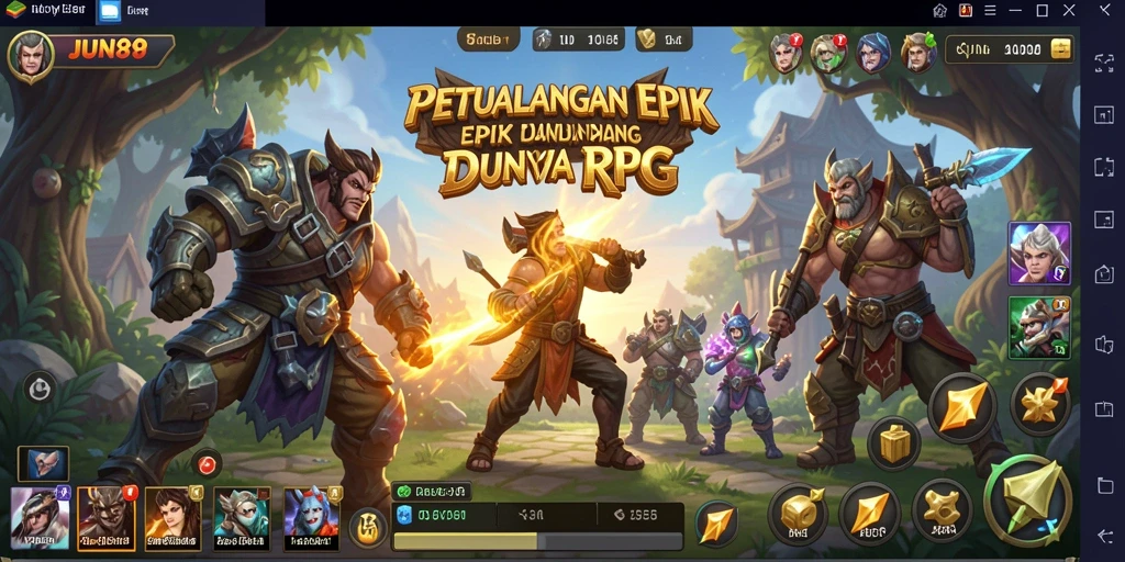 Gameplay RPG yang memikat dan penuh aksi di JUN88.