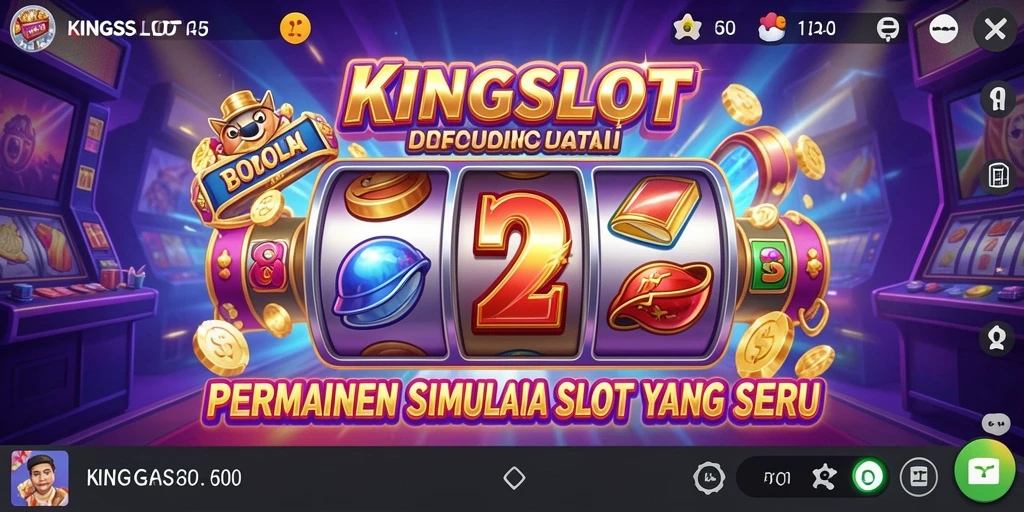 Tampilan menarik dari gameplay KINGSLOT yang mengasyikkan.