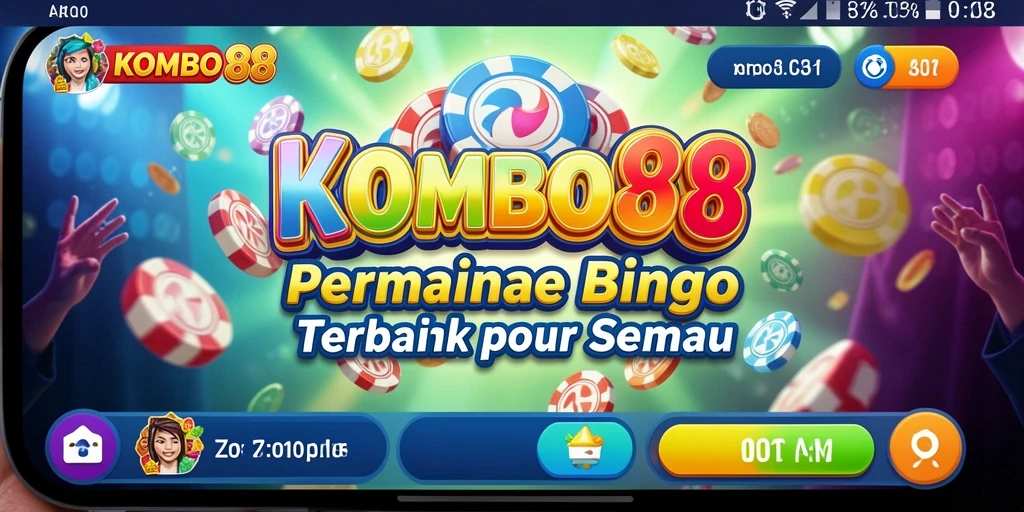 Tampilan permainan Bingo yang seru dan interaktif di KOMBO88.