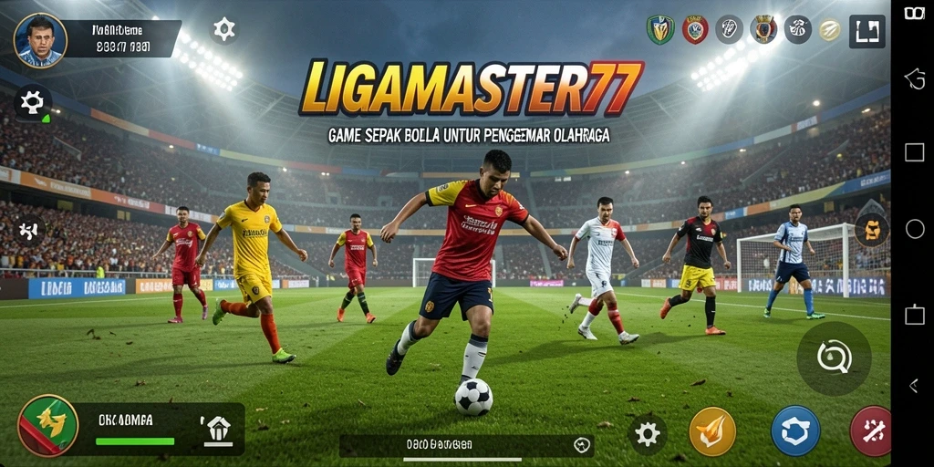 Gameplay mendebarkan dan grafis menarik di LIGAMASTER77.