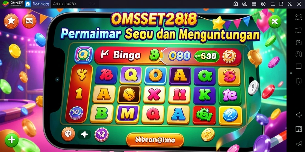 Screenshot gameplay OMSET288 yang menunjukkan keseruan bermain Bingo.