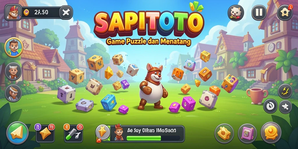 Tampilan menarik gameplay SAPITOTO dengan teka-teki menantang.