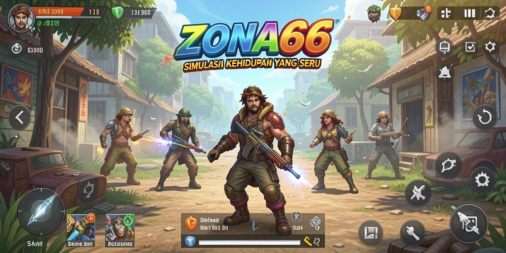 Screenshot ZONA66 menampilkan gameplay Simulation yang menarik dan interaktif.