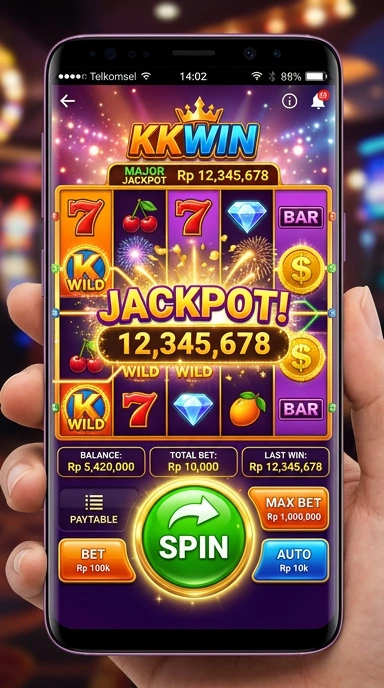Tampilan antarmuka kkwin yang user-friendly.